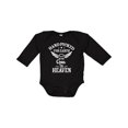 thumbnail image 1 of Inktastic Handpicked for Earth by My Opa in Heaven with Angel Wings Boys or Girls Long Sleeve Baby Bodysuit, 1 of 5