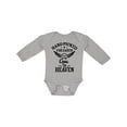 thumbnail image 1 of Inktastic Handpicked for Earth by My Opa in Heaven with Angel Wings Boys or Girls Long Sleeve Baby Bodysuit, 1 of 5