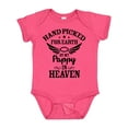 thumbnail image 1 of Inktastic Handpicked for Earth by My Pappy in Heaven with Angel Wings Boys or Girls Baby Bodysuit, 1 of 5