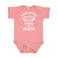 thumbnail image 1 of Inktastic Handpicked for Earth by My Pappy in Heaven with Angel Wings Boys or Girls Baby Bodysuit, 1 of 5