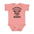 thumbnail image 1 of Inktastic Handpicked for Earth by My Pappy in Heaven with Angel Wings Boys or Girls Baby Bodysuit, 1 of 5