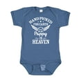 thumbnail image 1 of Inktastic Handpicked for Earth by My Pappy in Heaven with Angel Wings Boys or Girls Baby Bodysuit, 1 of 5