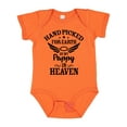 thumbnail image 1 of Inktastic Handpicked for Earth by My Pappy in Heaven with Angel Wings Boys or Girls Baby Bodysuit, 1 of 5