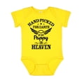 thumbnail image 1 of Inktastic Handpicked for Earth by My Pappy in Heaven with Angel Wings Boys or Girls Baby Bodysuit, 1 of 5
