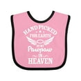 thumbnail image 1 of Inktastic Handpicked for Earth by My Pawpaw in Heaven with Angel Wings Boys or Girls Baby Bib, 1 of 4