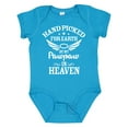 thumbnail image 1 of Inktastic Handpicked for Earth by My Pawpaw in Heaven with Angel Wings Boys or Girls Baby Bodysuit, 1 of 5