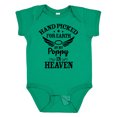thumbnail image 1 of Inktastic Handpicked for Earth by My Poppy in Heaven with Angel Wings` Boys or Girls Baby Bodysuit, 1 of 5