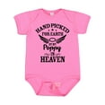 thumbnail image 1 of Inktastic Handpicked for Earth by My Poppy in Heaven with Angel Wings` Boys or Girls Baby Bodysuit, 1 of 5