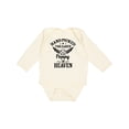thumbnail image 1 of Inktastic Handpicked for Earth by My Poppy in Heaven with Angel Wings` Boys or Girls Long Sleeve Baby Bodysuit, 1 of 5