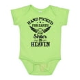 thumbnail image 1 of Inktastic Handpicked for Earth by My Sister in Heaven with Angel Wings Boys or Girls Baby Bodysuit, 1 of 5