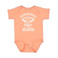 thumbnail image 1 of Inktastic Handpicked for Earth by My Sister in Heaven with Angel Wings Boys or Girls Baby Bodysuit, 1 of 5
