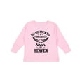 thumbnail image 1 of Inktastic Handpicked for Earth by My Sister in Heaven with Angel Wings Boys or Girls Long Sleeve Toddler T-Shirt, 1 of 5