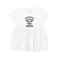 thumbnail image 1 of Inktastic Handpicked for Earth by My Sister in Heaven with Angel Wings Girls Baby Dress, 1 of 5