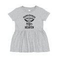 thumbnail image 1 of Inktastic Handpicked for Earth by My Sister in Heaven with Angel Wings Girls Baby Dress, 1 of 5