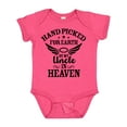 thumbnail image 1 of Inktastic Handpicked for Earth by My Uncle in Heaven with Angel Wings Boys or Girls Baby Bodysuit, 1 of 5