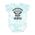 thumbnail image 1 of Inktastic Handpicked for Earth by My Uncle in Heaven with Angel Wings Boys or Girls Baby Bodysuit, 1 of 5