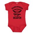 thumbnail image 1 of Inktastic Handpicked for Earth by My Yaya in Heaven with Angel Wings Boys or Girls Baby Bodysuit, 1 of 5