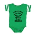 thumbnail image 1 of Inktastic Handpicked for Earth by My Yaya in Heaven with Angel Wings Boys or Girls Baby Bodysuit, 1 of 5