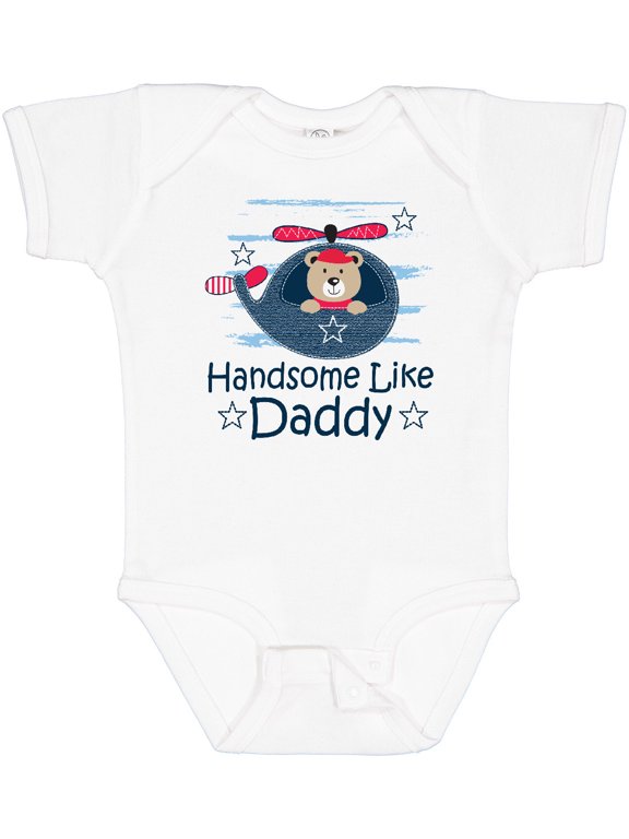 Handsome Like Daddy for Boy Boys Baby Bodysuit