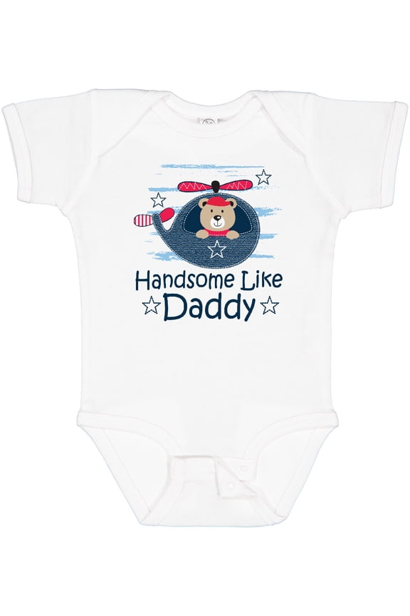 Handsome Like Daddy for Boy Boys Baby Bodysuit