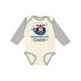 thumbnail image 1 of Inktastic Handsome Like Daddy for Boy Boys Long Sleeve Baby Bodysuit, 1 of 5