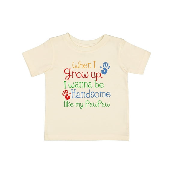 Inktastic Handsome Like My Pawpaw Boys Baby T-Shirt