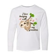 thumbnail image 1 of Inktastic Hanging With My Grandma Long Sleeve Youth T-Shirt, 1 of 5