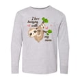 thumbnail image 1 of Inktastic Hanging With My Nana Long Sleeve Youth T-Shirt, 1 of 5