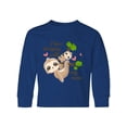 thumbnail image 1 of Inktastic Hanging With My Nana Long Sleeve Youth T-Shirt, 1 of 5
