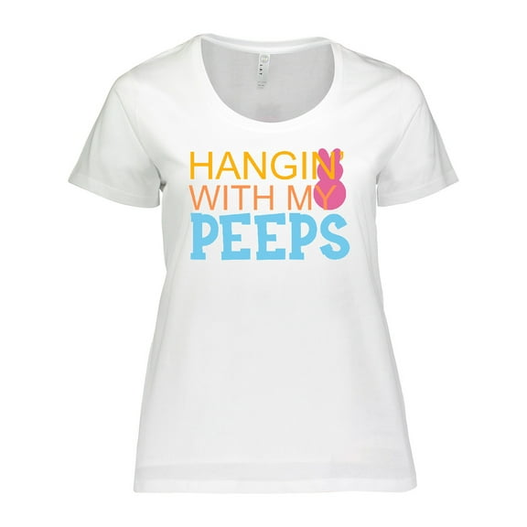 Inktastic Hanging with My Peeps Women's Plus Size T-Shirt