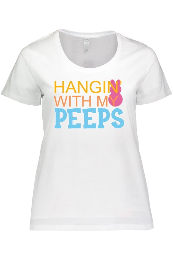 Hanging with My Peeps Women's Plus Size T-Shirt