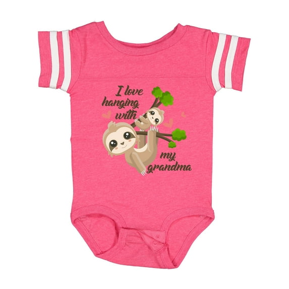 Inktastic Hanging with My Grandma Boys or Girls Baby Bodysuit