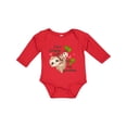 thumbnail image 1 of Inktastic Hanging with My Grandma Boys or Girls Long Sleeve Baby Bodysuit, 1 of 5