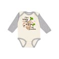 thumbnail image 1 of Inktastic Hanging with My Grandma Boys or Girls Long Sleeve Baby Bodysuit, 1 of 5