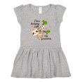 thumbnail image 1 of Inktastic Hanging with My Grandma Girls Toddler Dress, 1 of 5