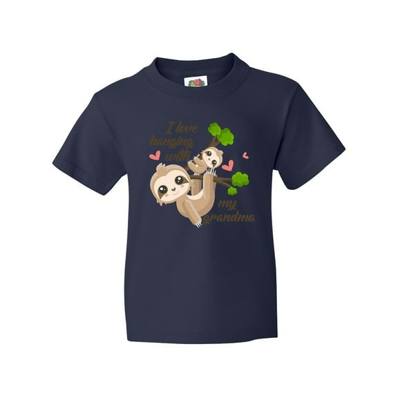 Inktastic Hanging with My Grandma Youth T-Shirt