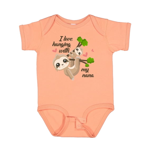 Inktastic Hanging with My Nana Boys or Girls Baby Bodysuit