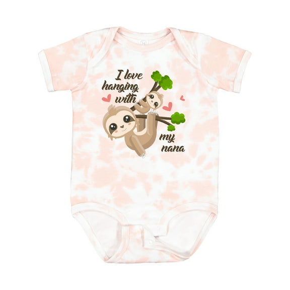 Inktastic Hanging with My Nana Boys or Girls Baby Bodysuit