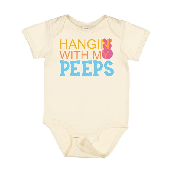 Inktastic Hanging with My Peeps Boys or Girls Baby Bodysuit