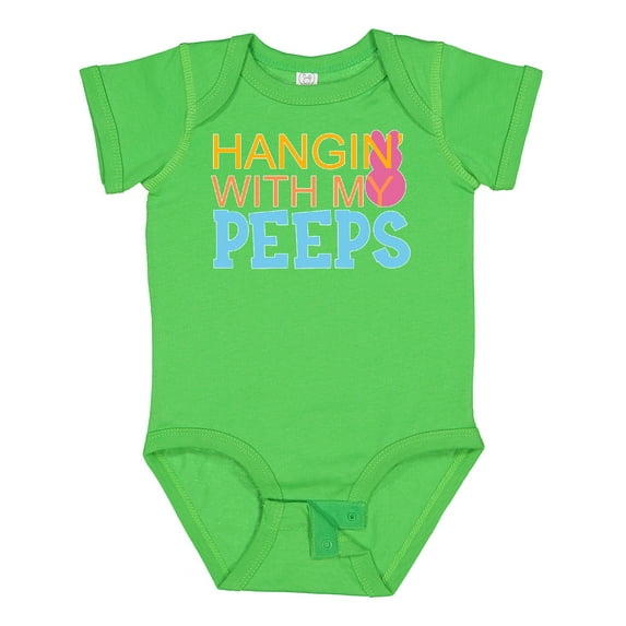 Inktastic Hanging with My Peeps Boys or Girls Baby Bodysuit