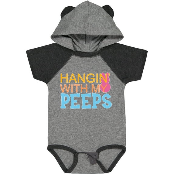 Inktastic Hanging with My Peeps Boys or Girls Baby Bodysuit