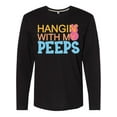 thumbnail image 1 of Inktastic Hanging with My Peeps Long Sleeve T-Shirt, 1 of 5
