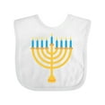 thumbnail image 1 of Inktastic Hanukkah Chanukah Menorah Boys or Girls Baby Bib, 1 of 4