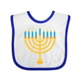 thumbnail image 1 of Inktastic Hanukkah Chanukah Menorah Boys or Girls Baby Bib, 1 of 4