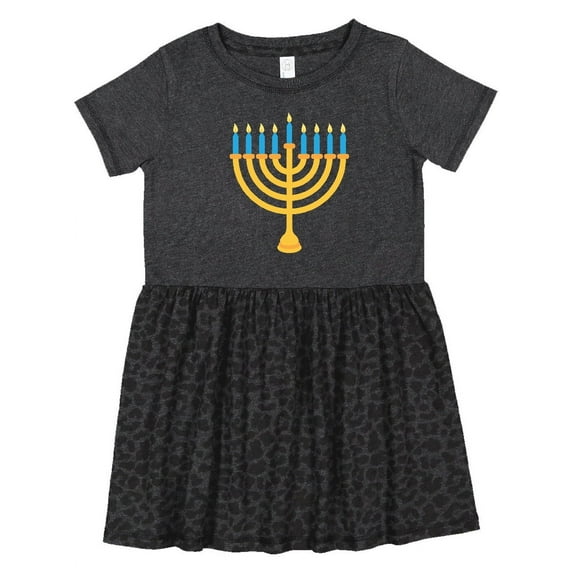 Inktastic Hanukkah Chanukah Menorah Girls Toddler Dress