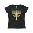 thumbnail image 1 of Inktastic Hanukkah Chanukah Menorah Women's T-Shirt, 1 of 5