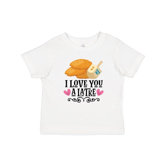 Inktastic Hanukkah Cute Latke Dreidel Girls Baby T-Shirt