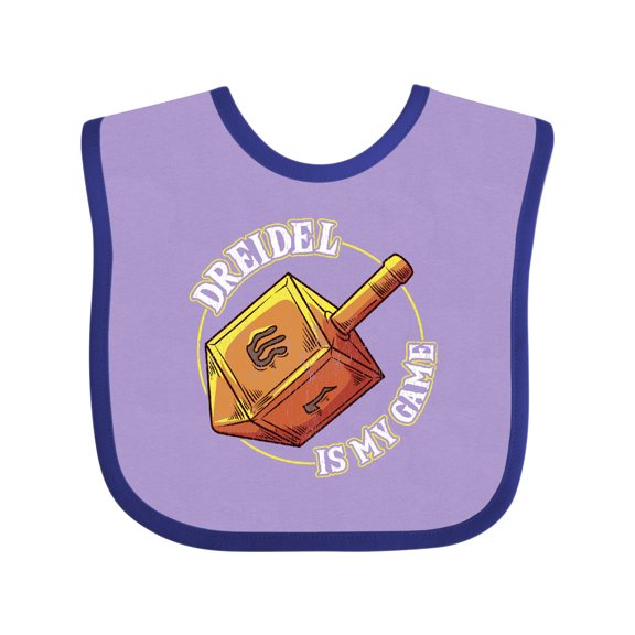 Inktastic Hanukkah Dreidel Game Boys or Girls Baby Bib
