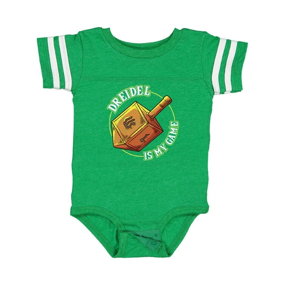 Inktastic Hanukkah Dreidel Game Boys or Girls Baby Bodysuit