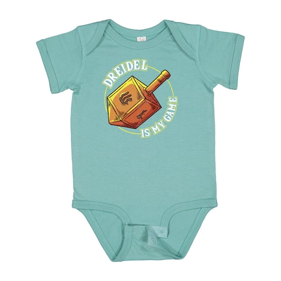 Inktastic Hanukkah Dreidel Game Boys or Girls Baby Bodysuit